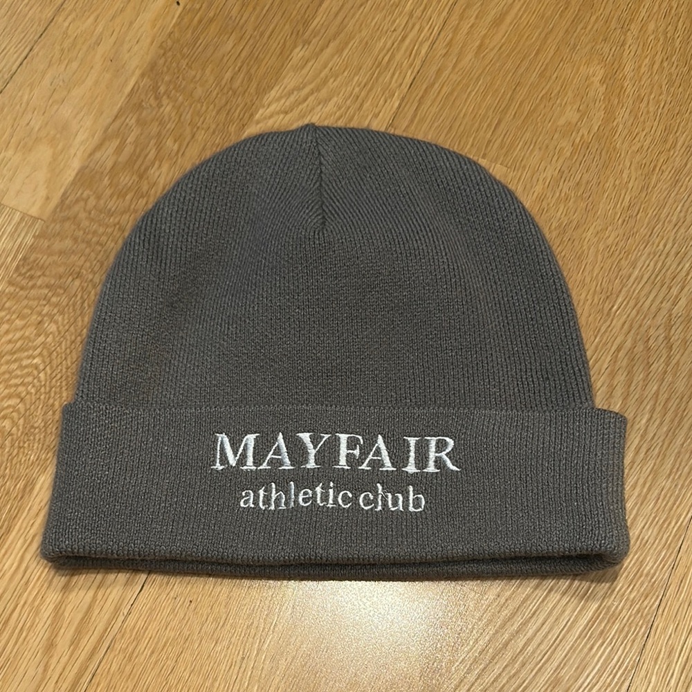 Gray Mayfair Athletic Club Beanie